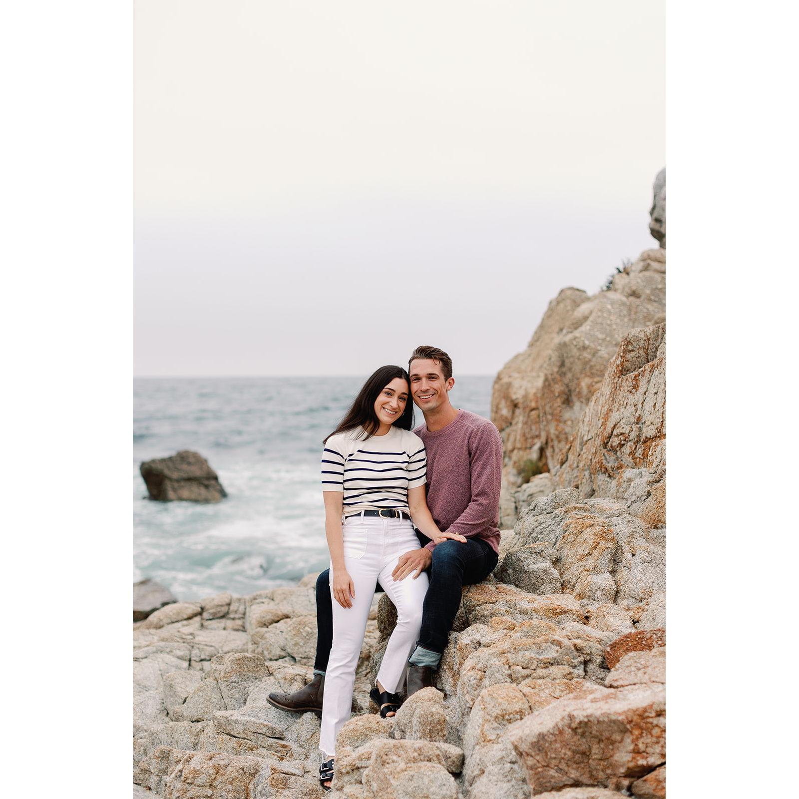 Engagement shoot in Carmel-by-the-Sea