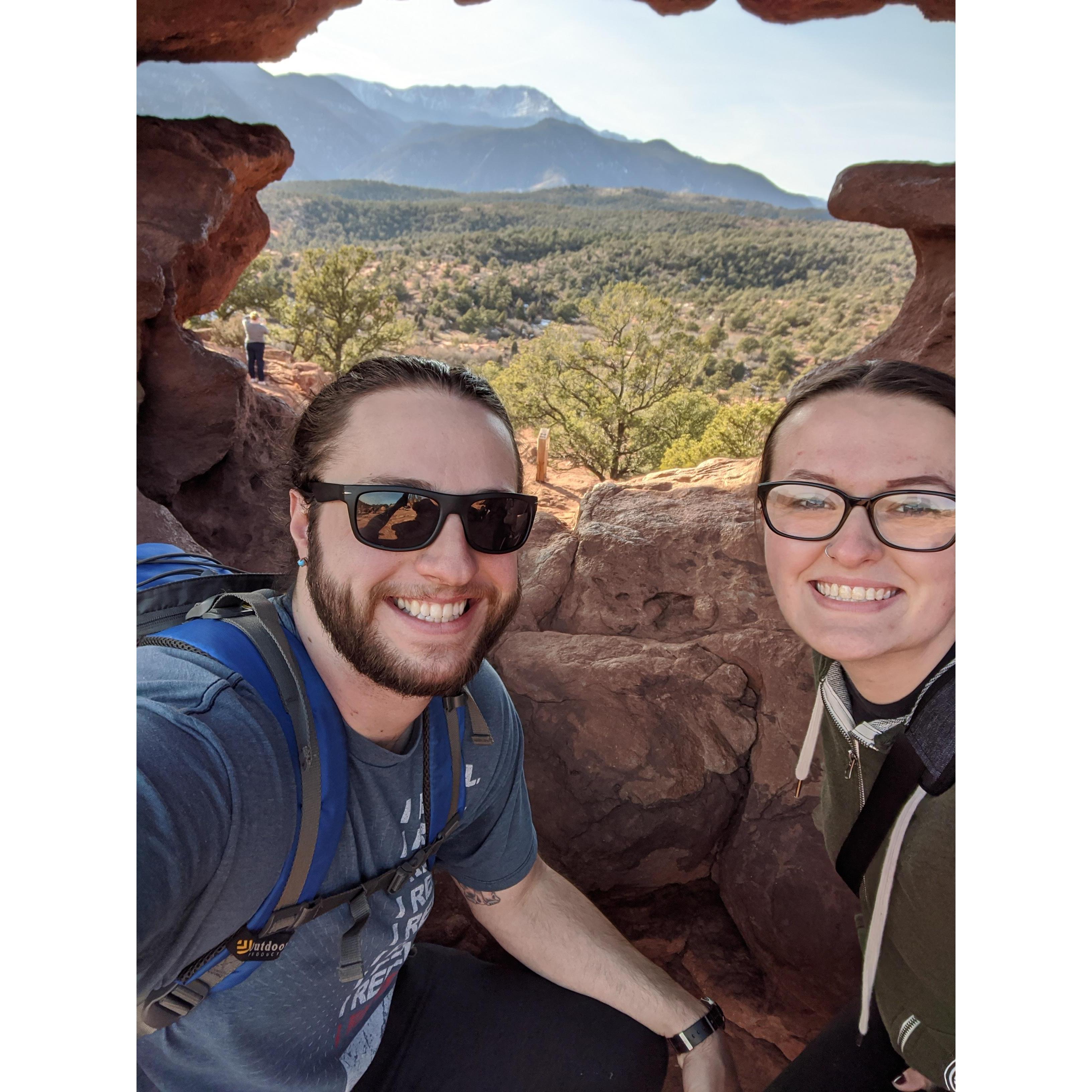 Mallory's first trip to Garden of the Gods! And yes... she is a native and has never visited Garden of the Gods before...