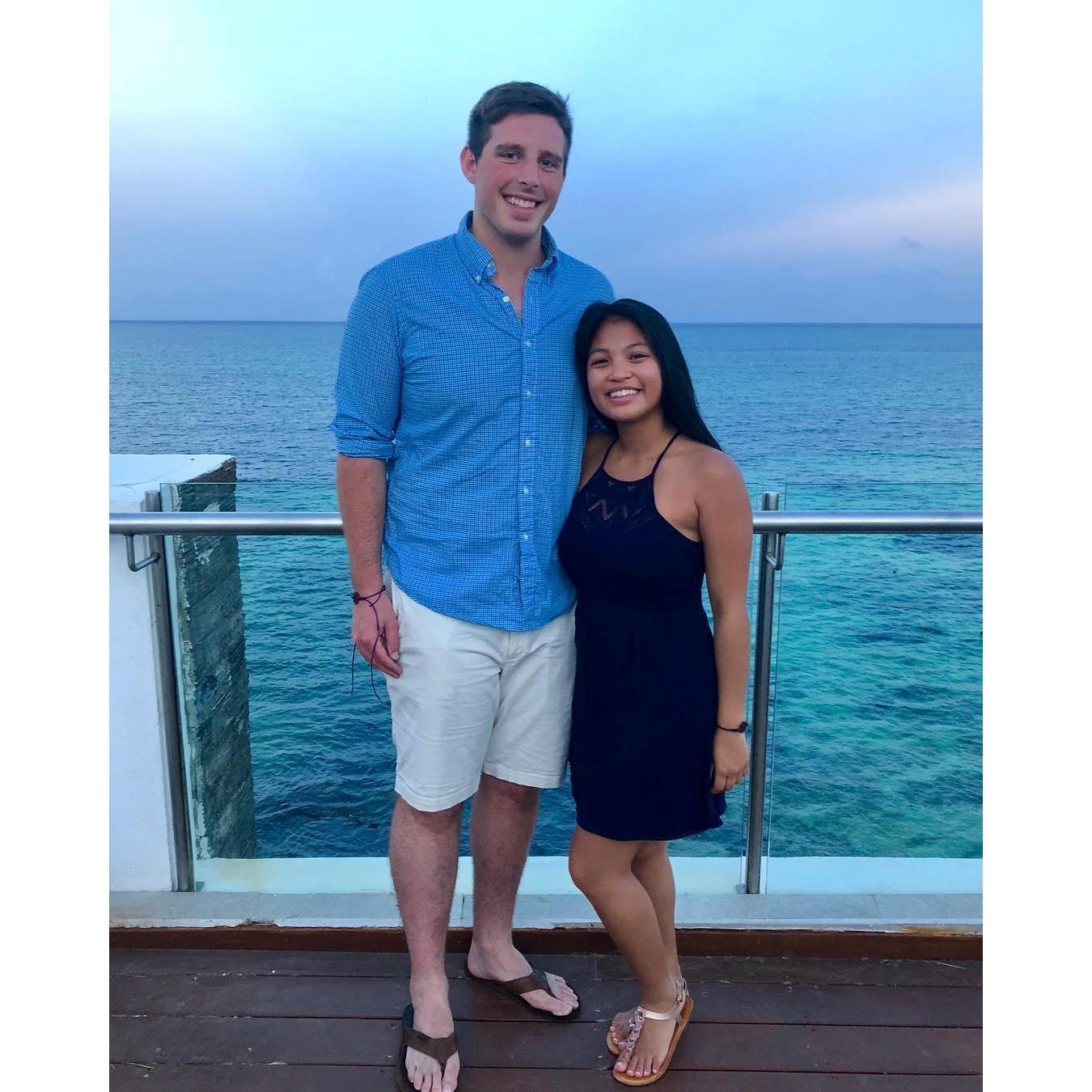 Alex surprised Kaylah to Mexico (July 2018)