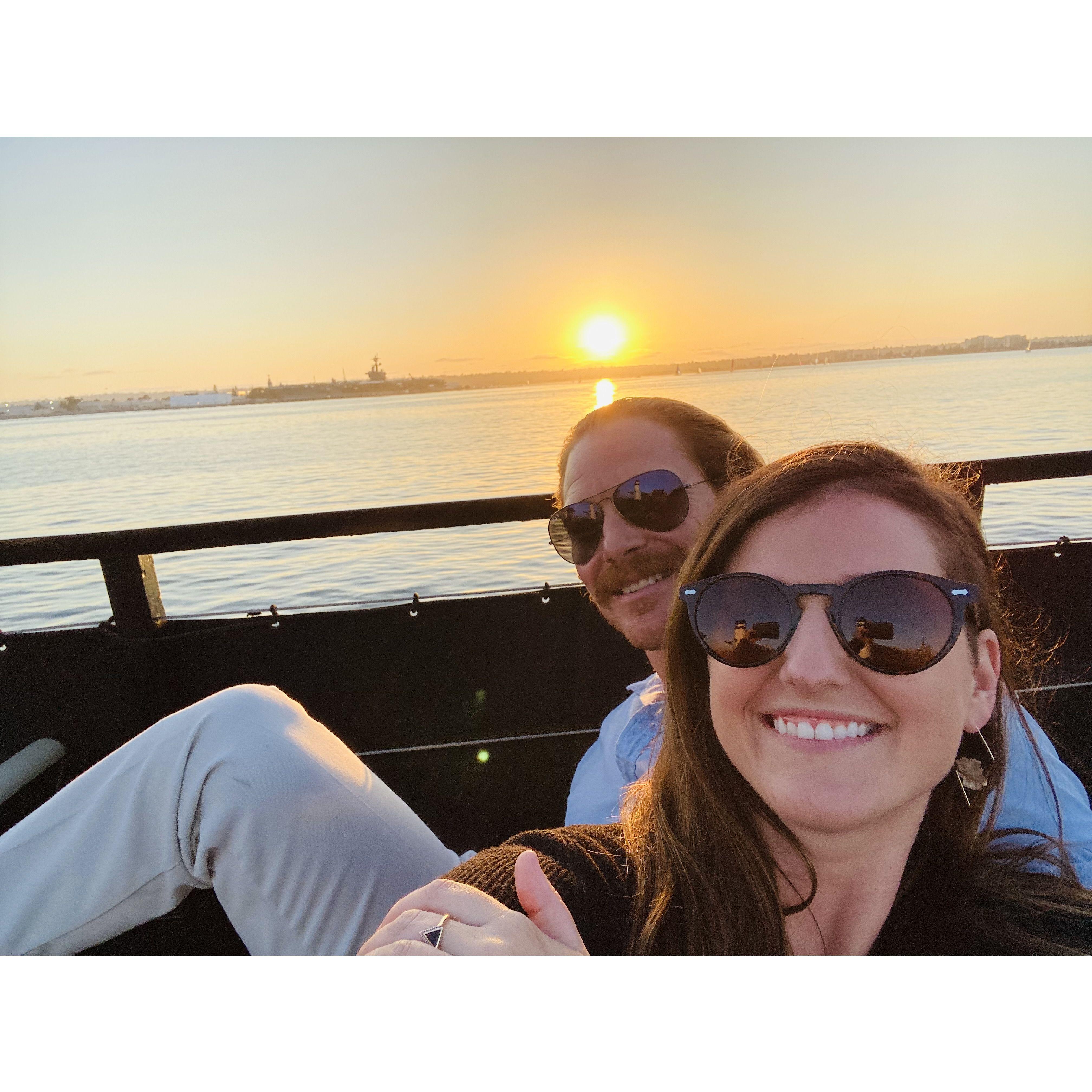 Will's 40th birthday ferry ride in San Diego - Aug 2022.