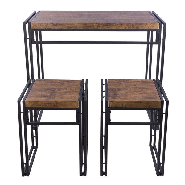 Debby Small Space 3 Piece Dining Set