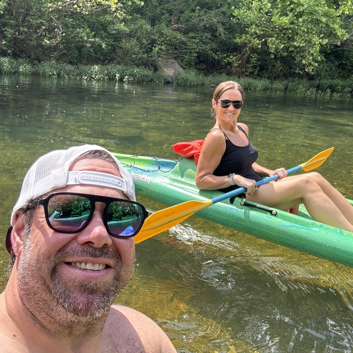 We love trying new things! Every year we try something to get out of our comfort zone. Kayaking was a blast. I didn’t expect to carry kayaks across land though.. (ask us about that story)