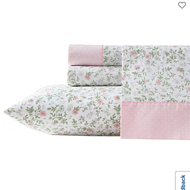 Laura Ashley Bonnie Sheet Set - Pretty Pink