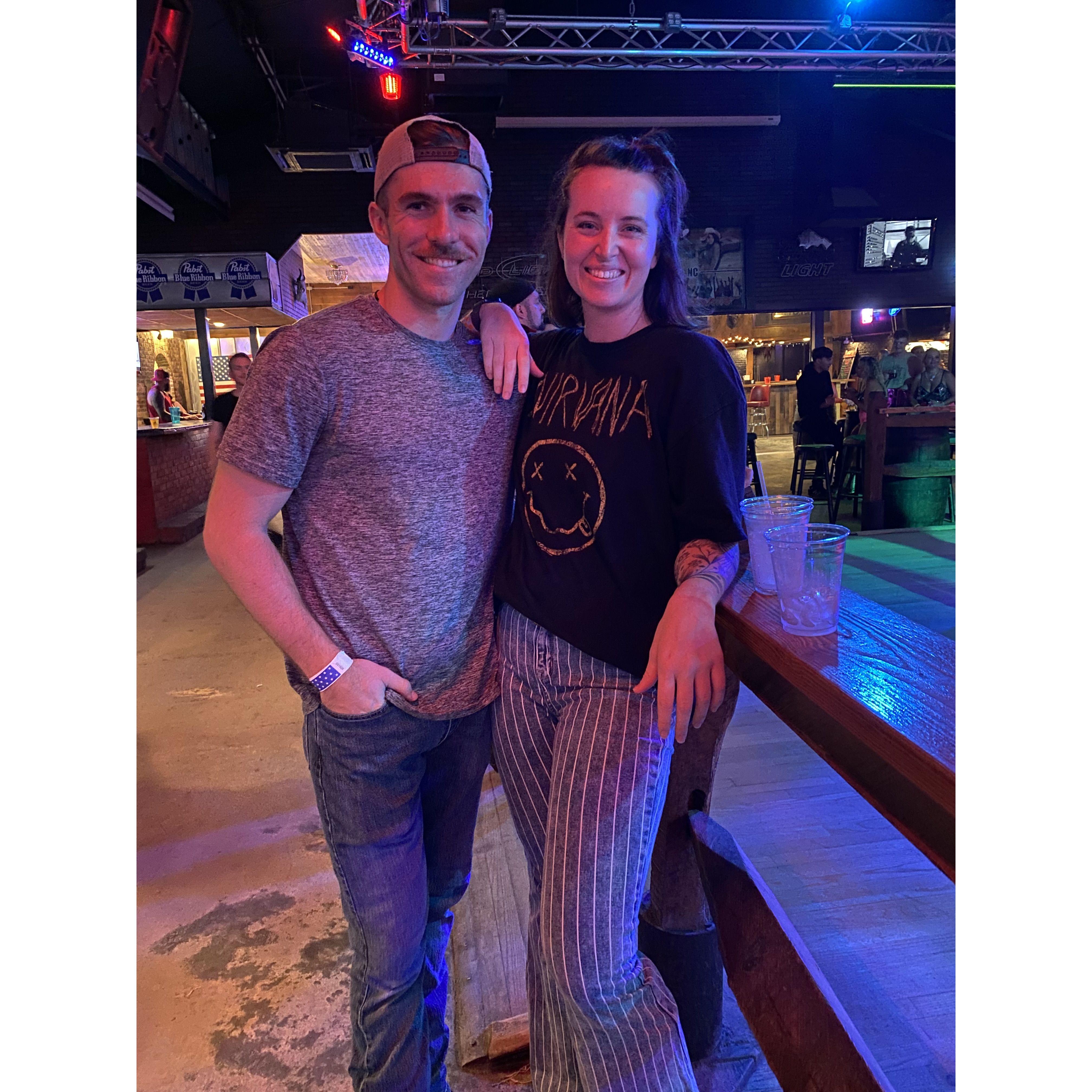 Local dancing hangout in Jacksonville, NC.