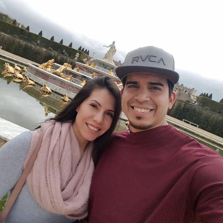On our trip to Versailles in France