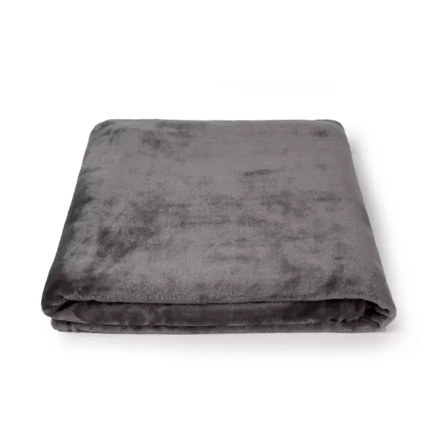 Simply Essential™ Plush Solid Throw Blanket in Excalibur