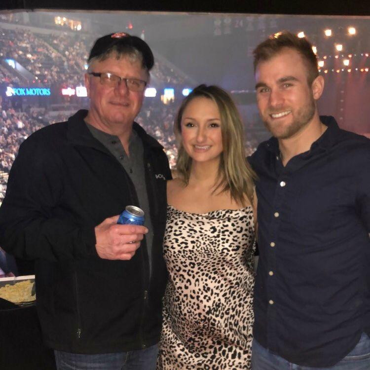 Our first concert (Luke Combs), first pic together, and first time meeting Dad! This was a NIGHT. Iykyk...