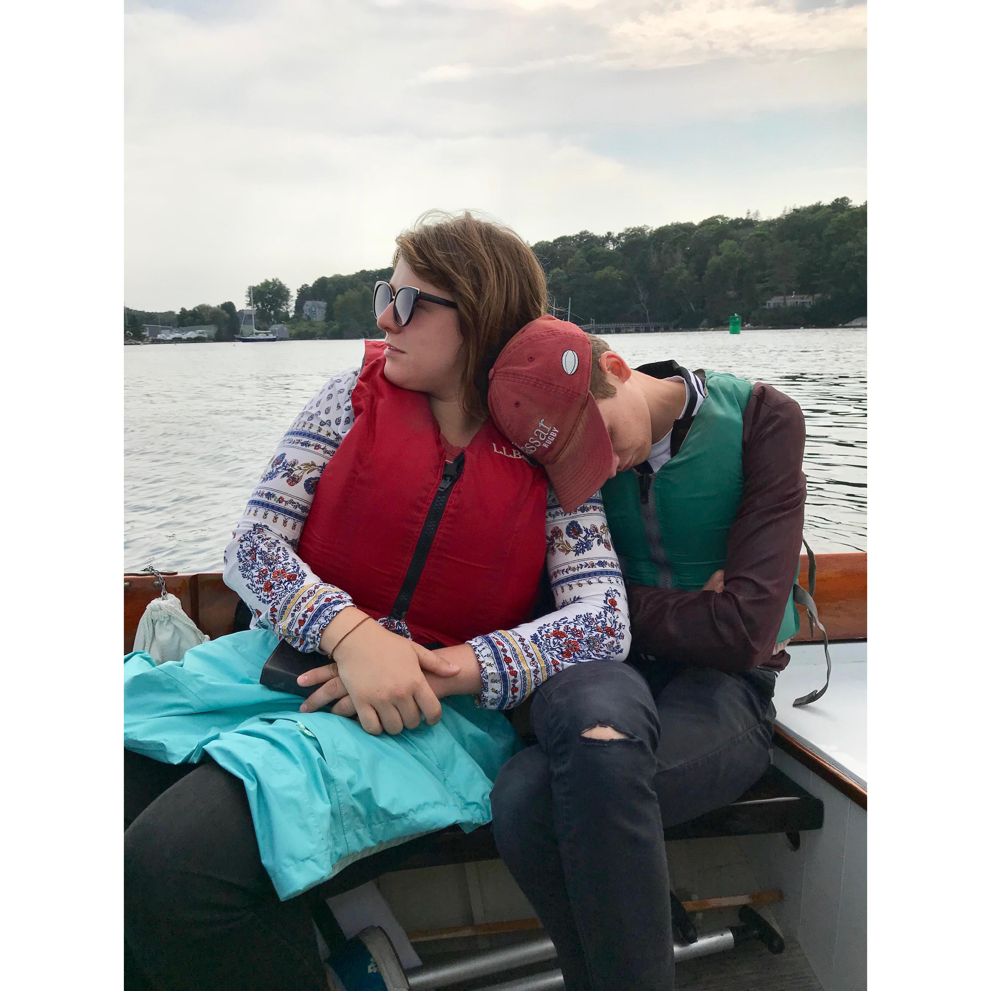 Lazy afternoon sail in Maine