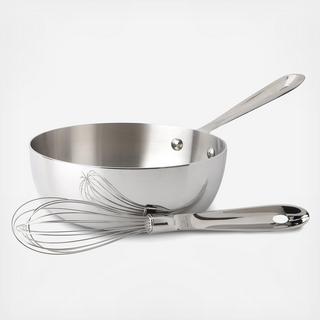 d3 Tri-Ply Saucier with Whisk