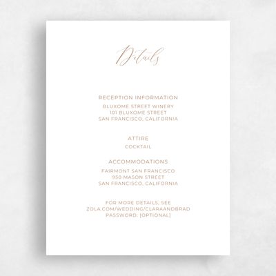 White Floral Wedding Enclosure - Caoba