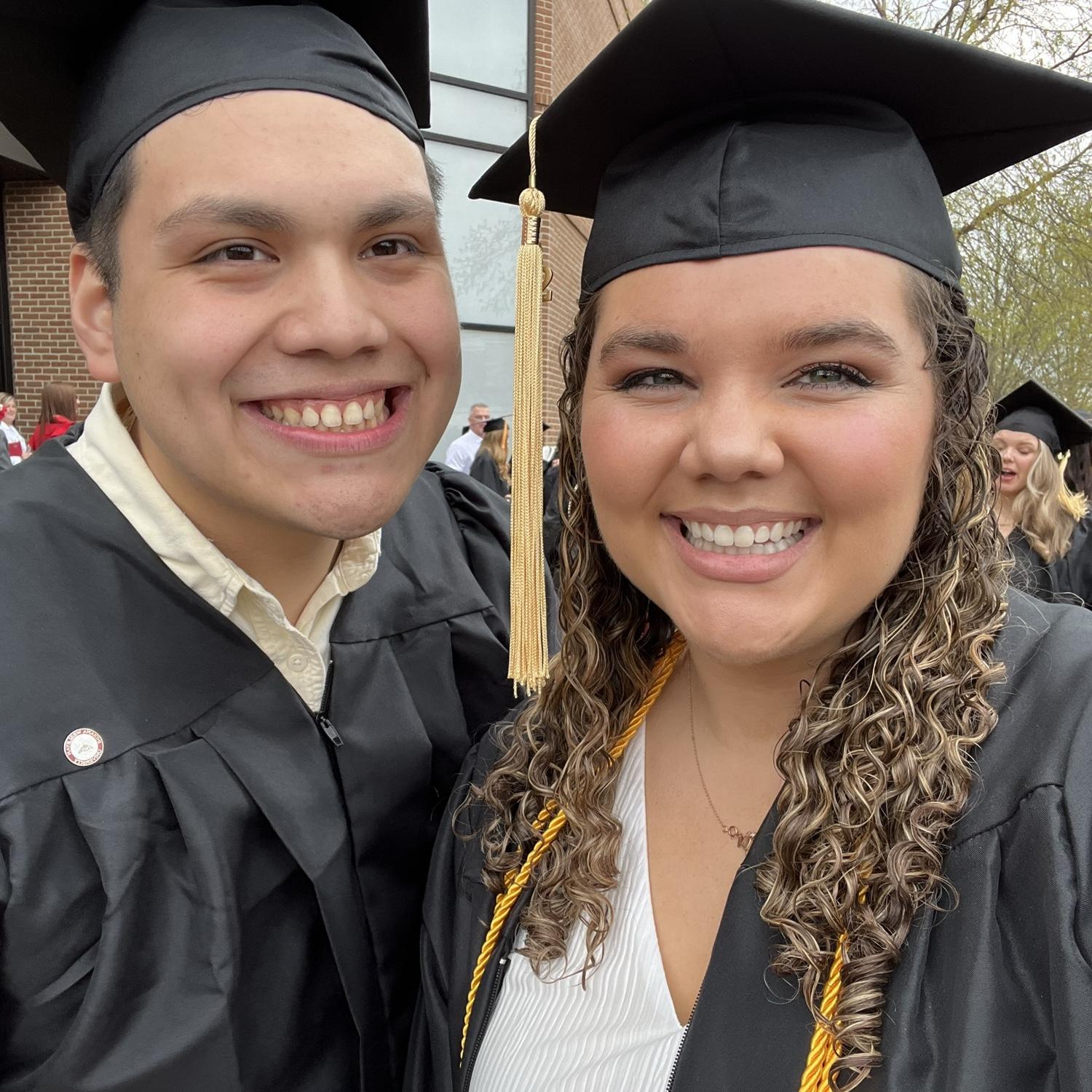 We graduated college as social work majors in 2022!