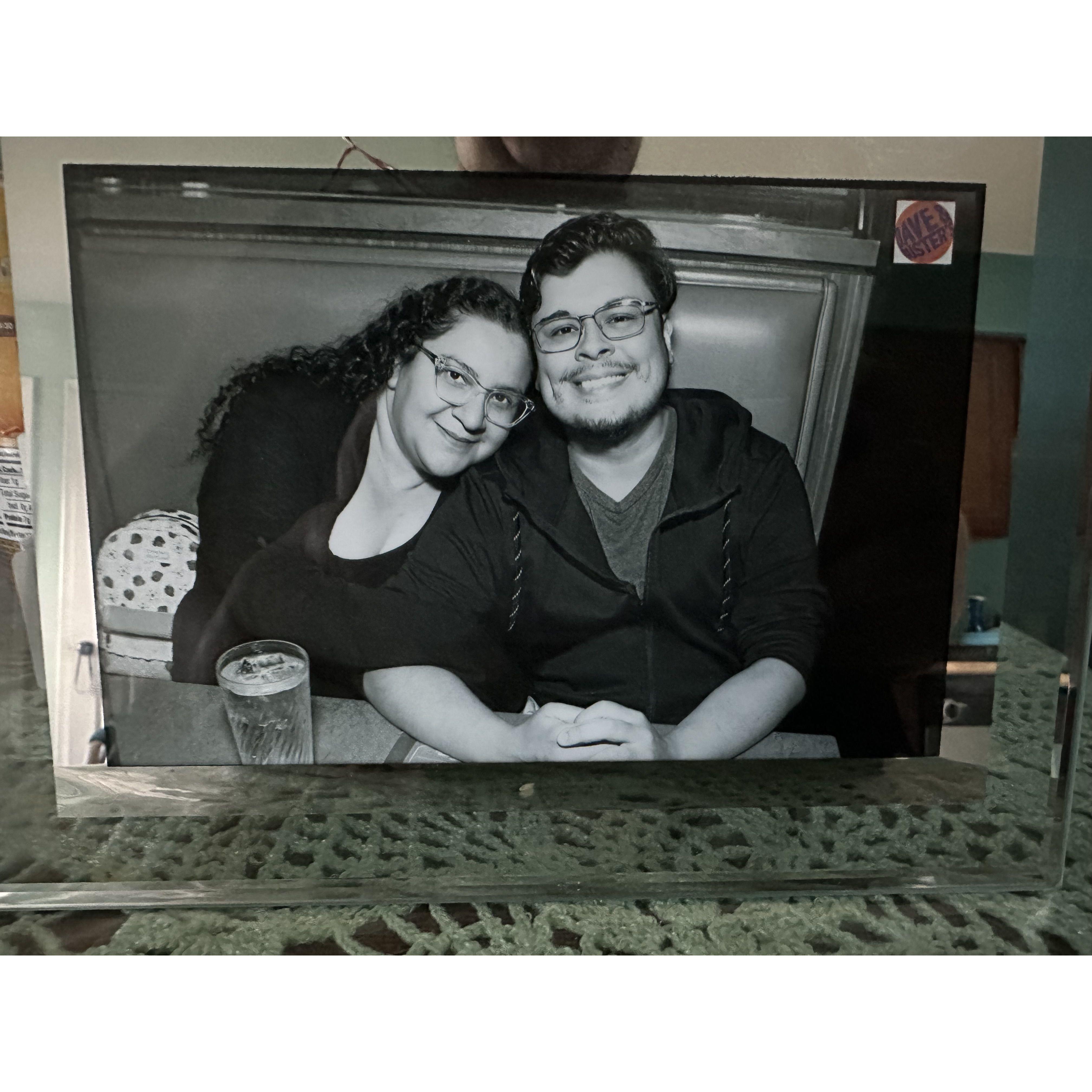 Just a typical Wednesday date night for these two! They enjoy laughing together and playing arcade games at D&B.