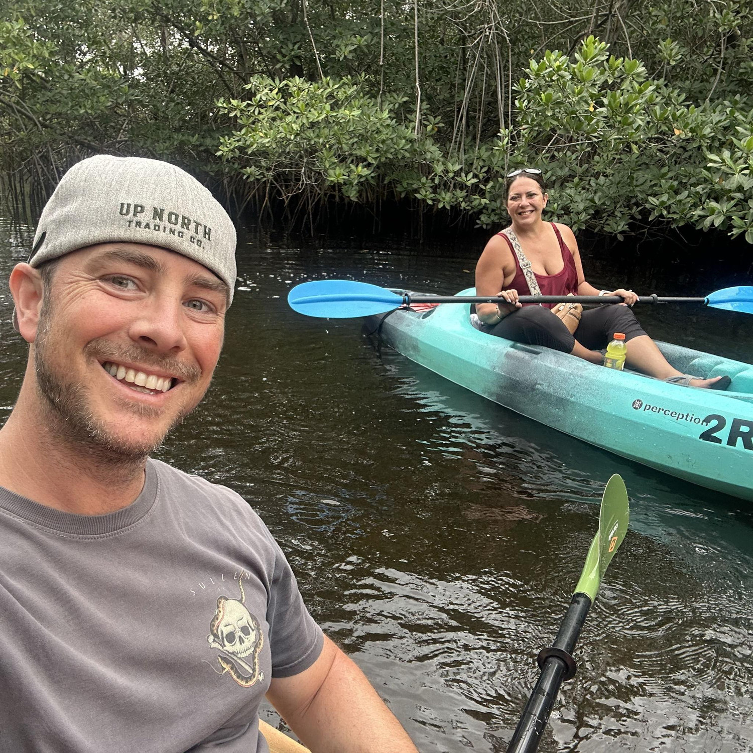 I love our adventures together! Kayak trip before we left FL.