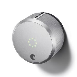 August Smart Lock 2nd Generation – Silver, Works with Amazon Alexa