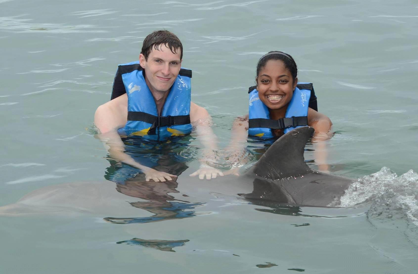 Swimming with dolphins and never wanting to stop