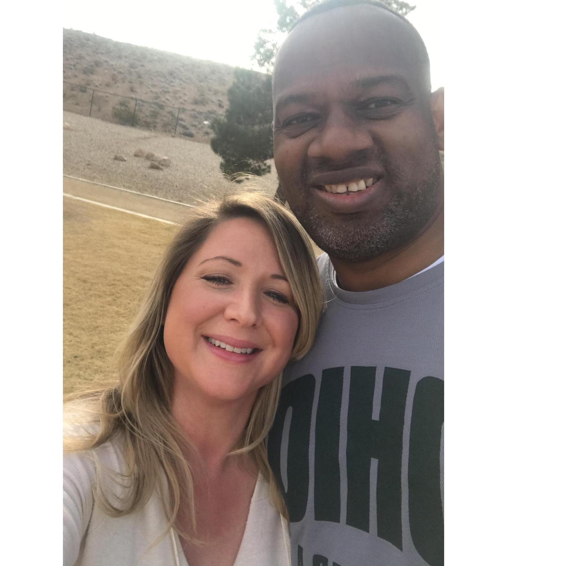 Taking a walk near our house in Las Vegas 2018