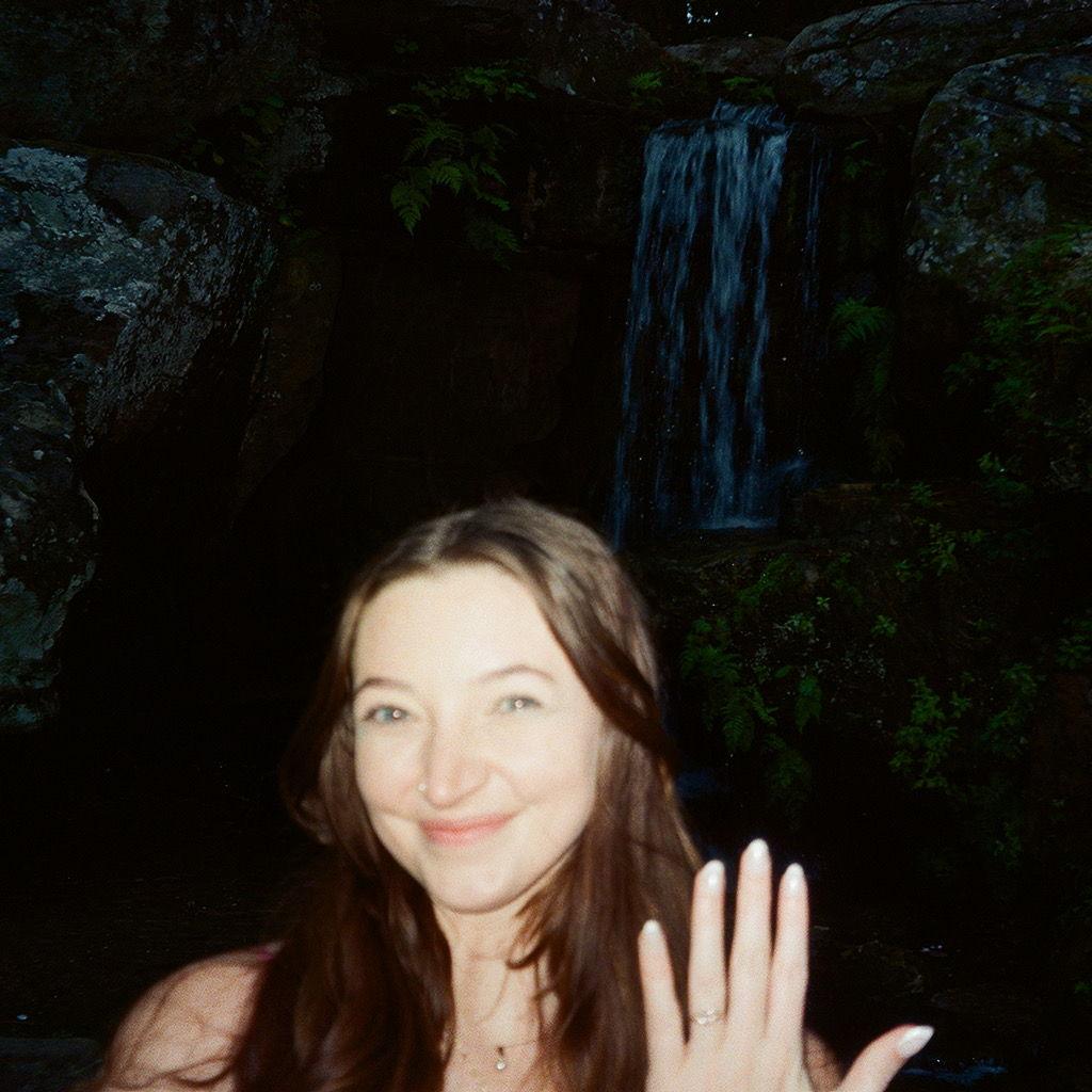 Taken on October 10th, 2025. This was about an hour after Marcus popped the question in Garvan Woodland Gardens in Hot Springs, Arkansas.