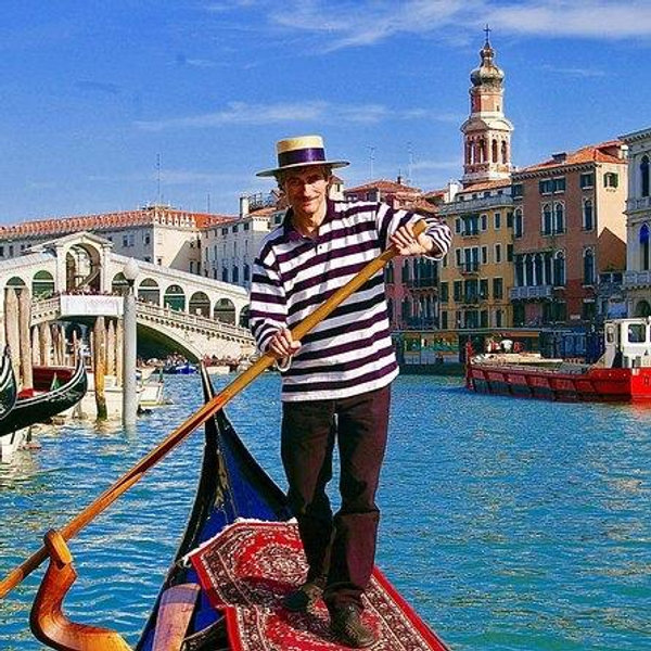 Gondola ride in Venice