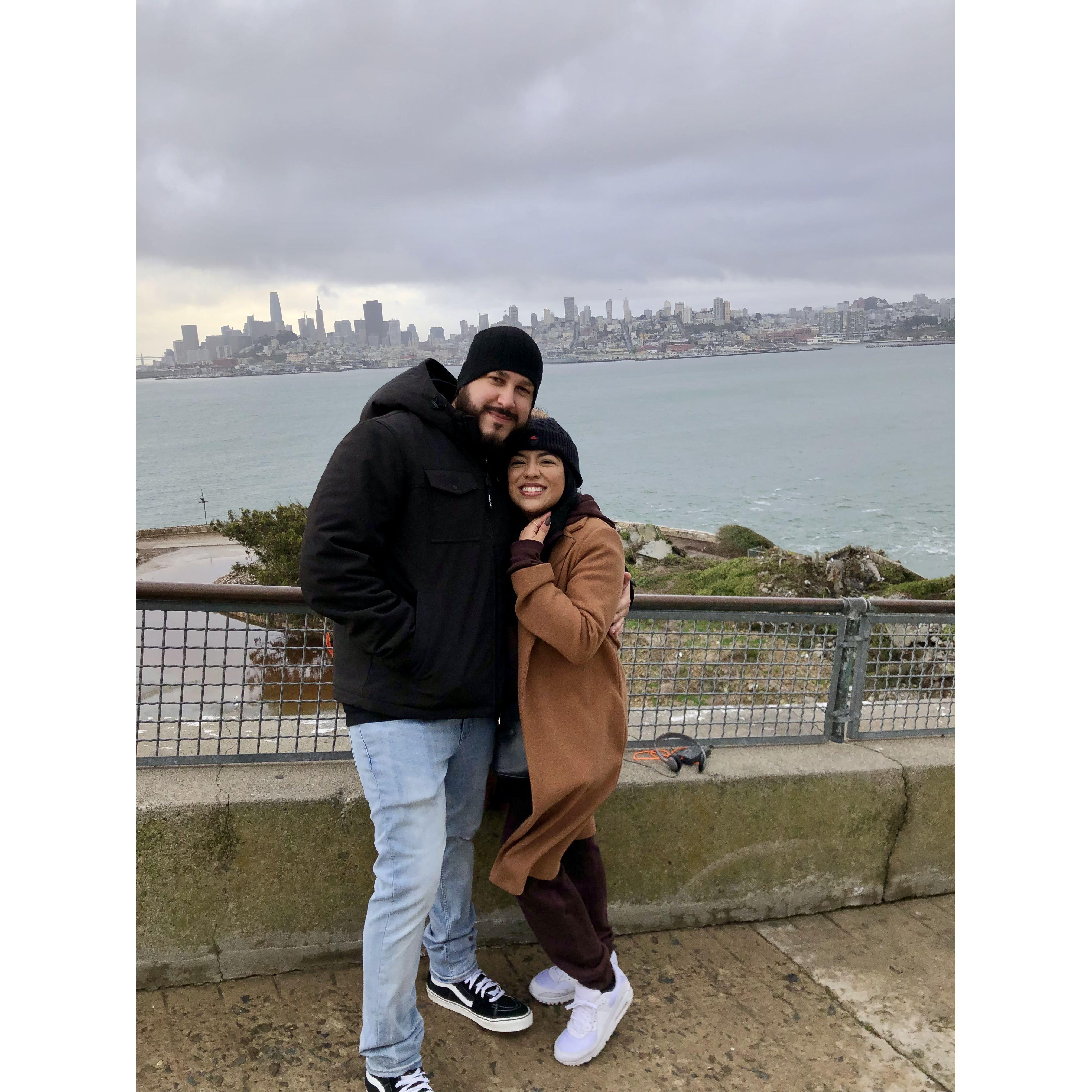 our first trip to alcatraz #weloveSF