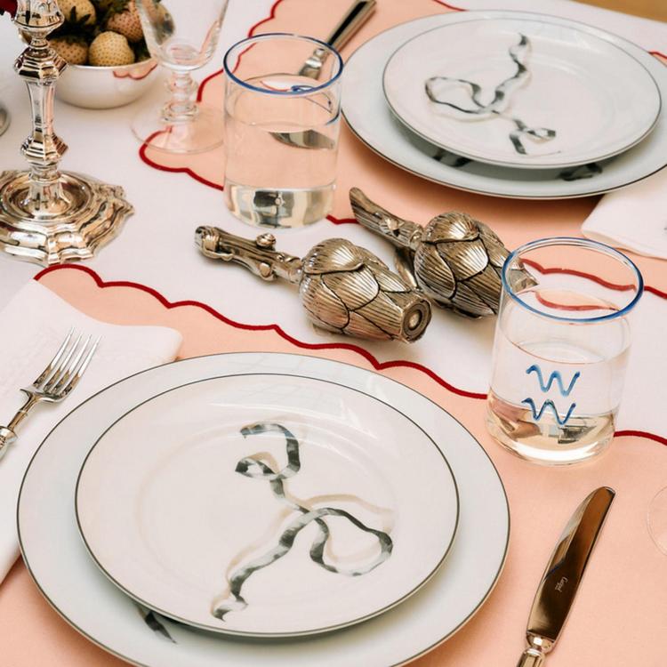 Sprezz, Ribbon Dessert Plate, Set of 4 | Zola