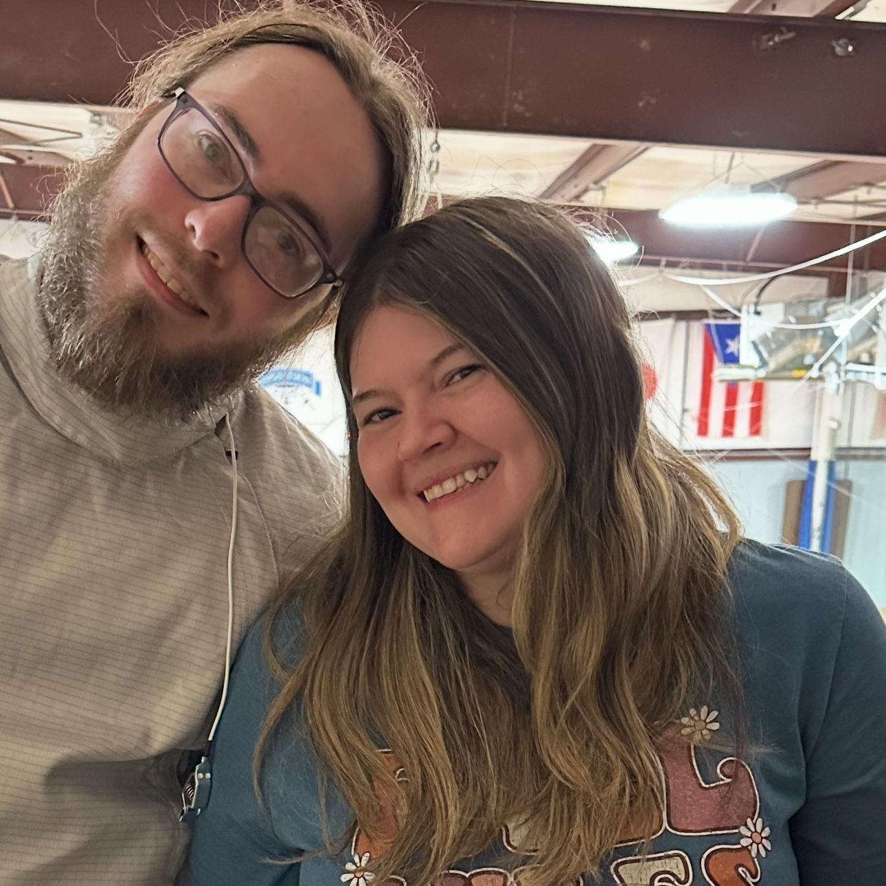 At one of Nathanael's fencing tournaments