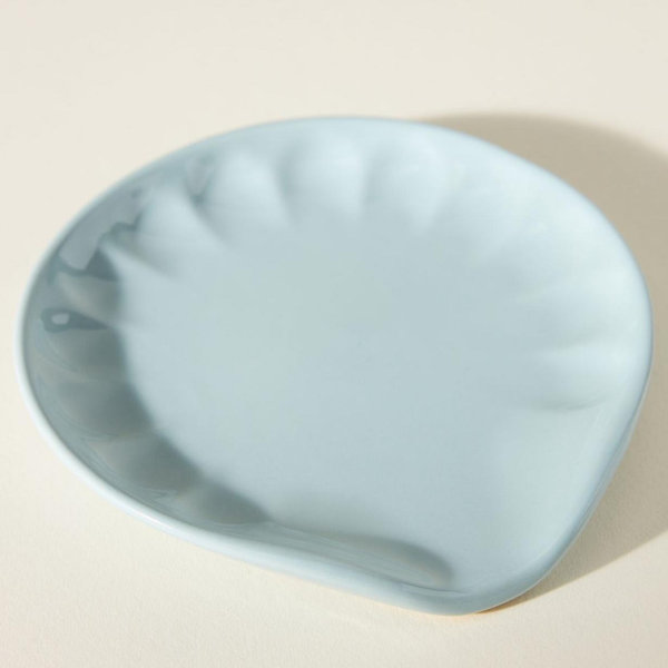 Robins Egg The Latte Stoneware Spoon Rest: Amelie Edition
