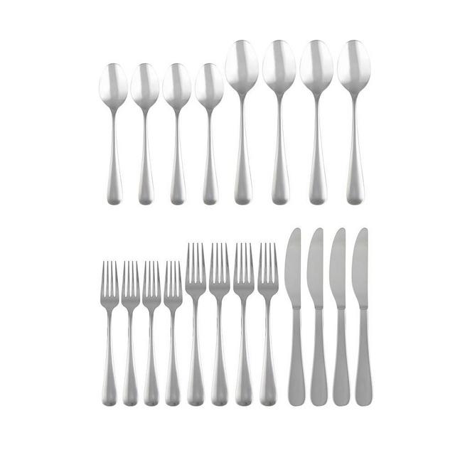 Rhiannon Satin 20-Piece Flatware Set, Service For 4 