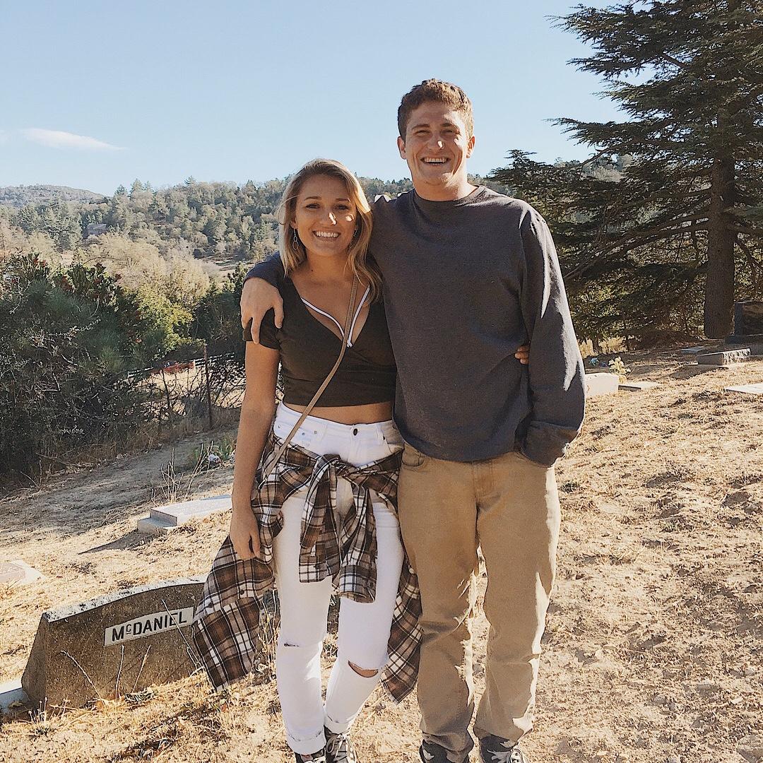 Their first Julian trip photo was snapped in a cemetery - a little spooky, but it sparked a tradition! Every year since, they’ve taken a picture in the same spot, followed by apple pie, beer, and BBQ.