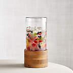 Cold Drink Dispenser with Brooks Wood Stand