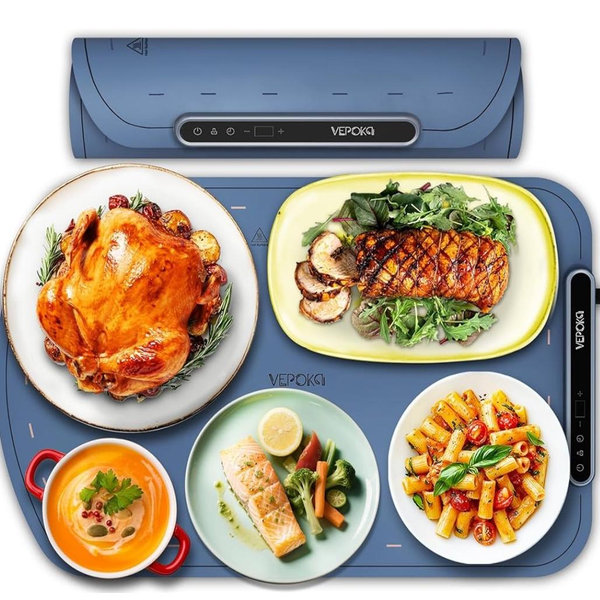 DARK BLUE Food Warming Mat for Buffet