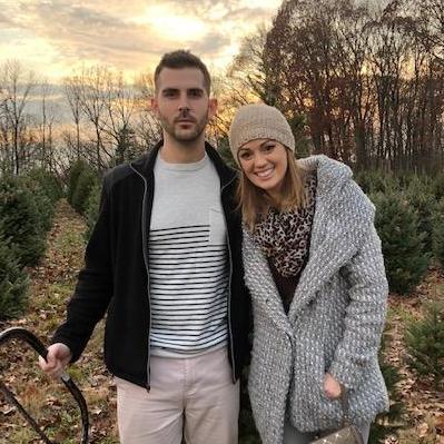 December, 2018. Cutting down our first Christmas tree!