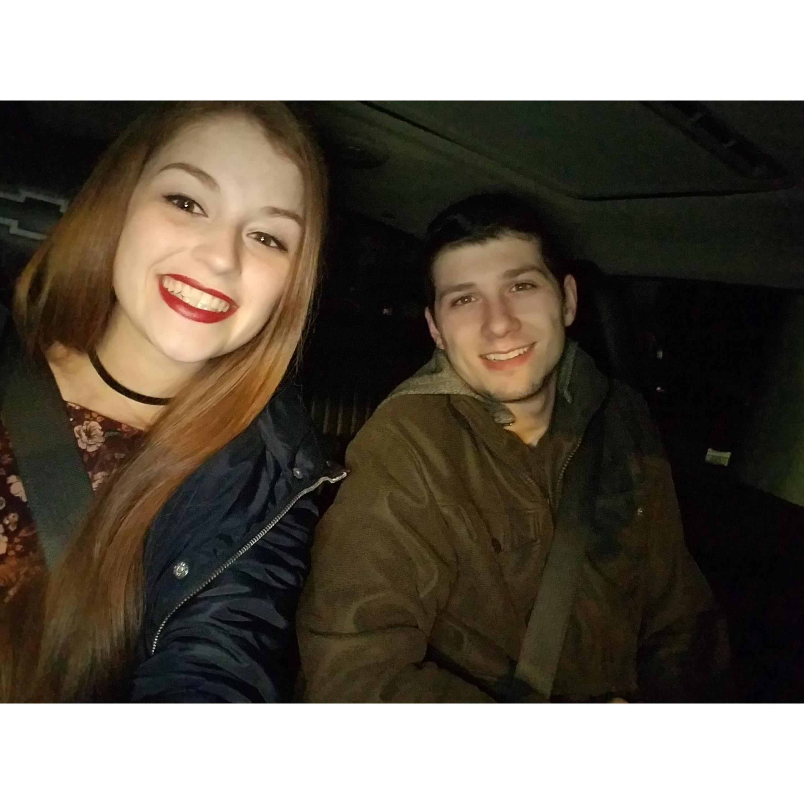 Anniversary Year 2. Kyle surprised Janey with tickets to see Cirque Du Soleil