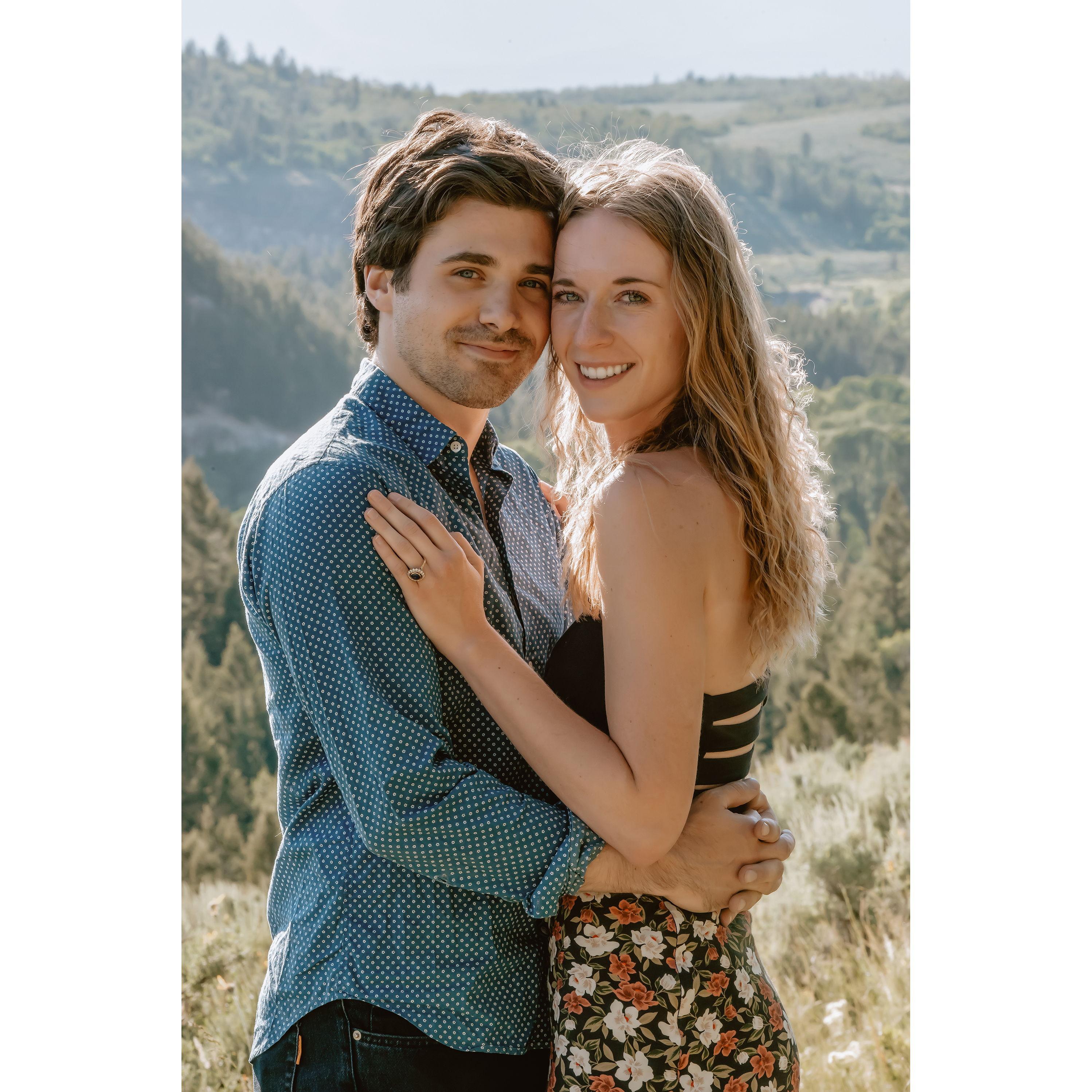 Right after the engagement! – Grand Tetons, WY July 2022
