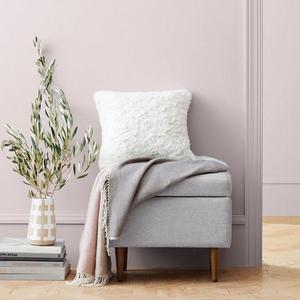 Cream Faux Fur Square Throw Pillow - Project 62™