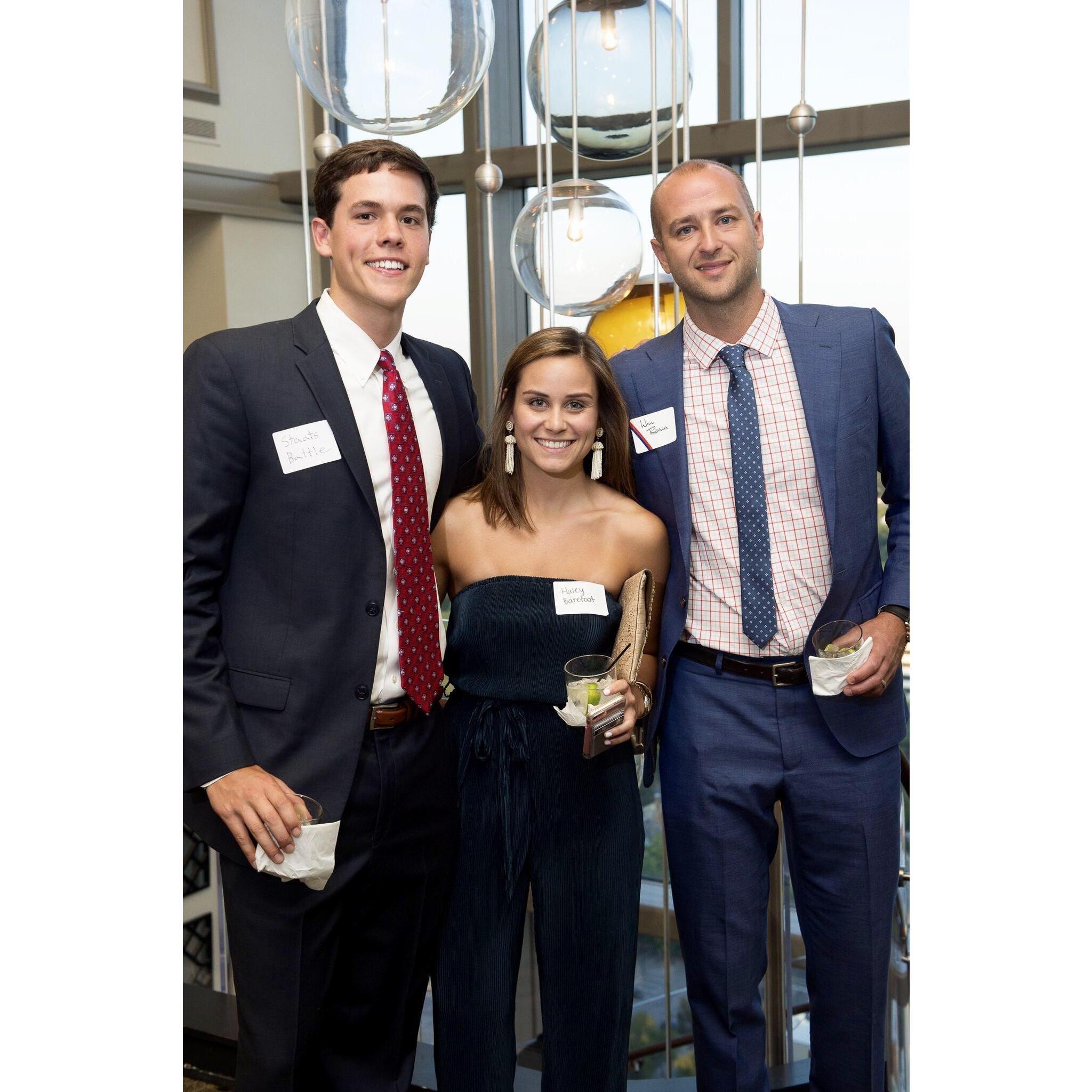 our first "date" at City Club Raleigh (thanks to Will Roach)