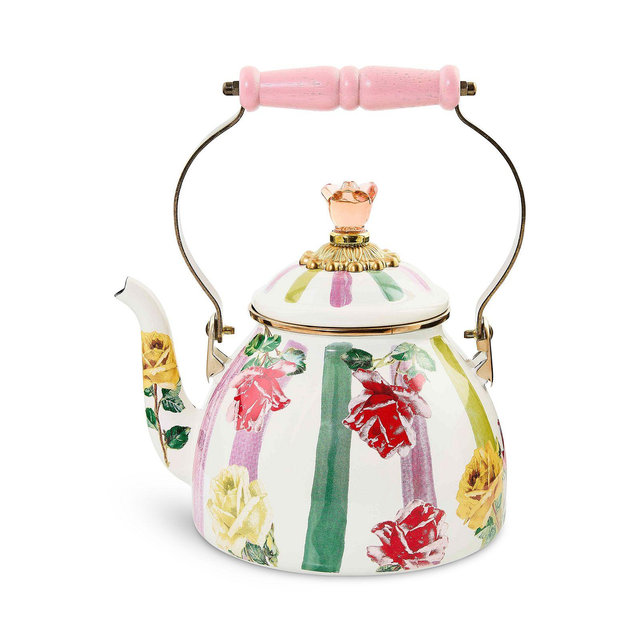 MacKenzie-Childs Garden Gala 2 Quart Tea Kettle