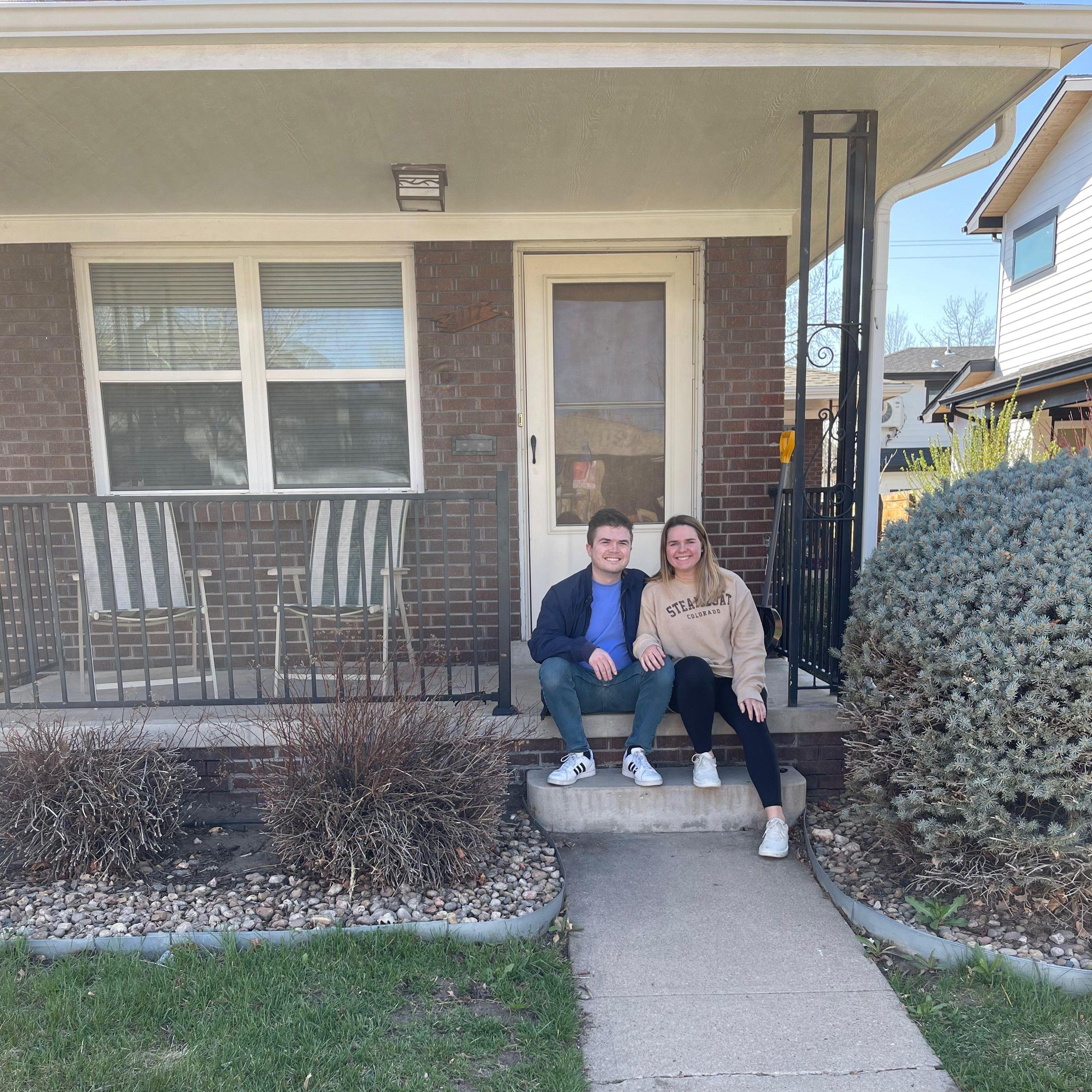 Our first home together in Denver, Colorado
