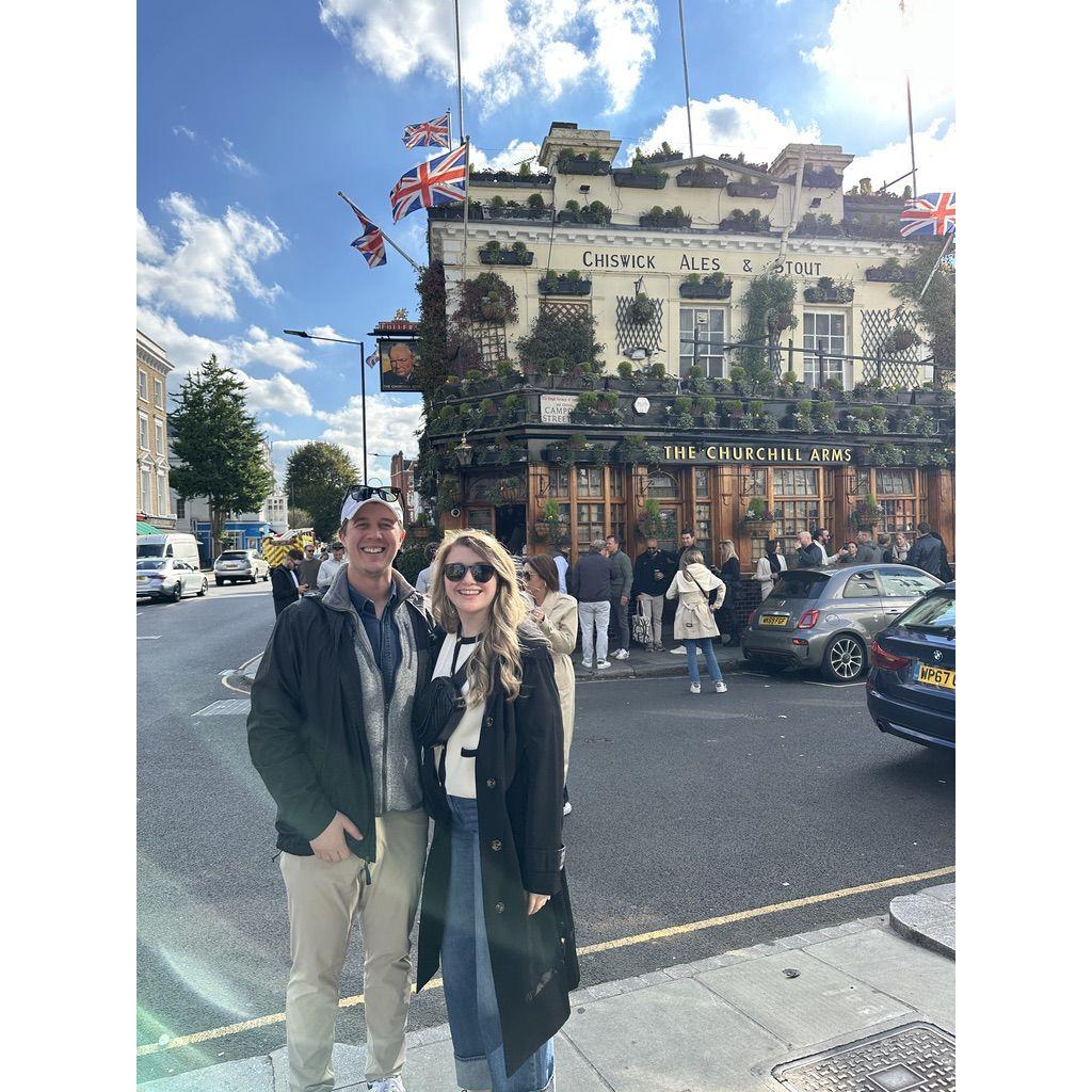 Their first trip abroad together! They visitied Ryan's cousin Sarah, her husband Bob and their daughter Annie in London, they also spent a couple of nights in Paris!