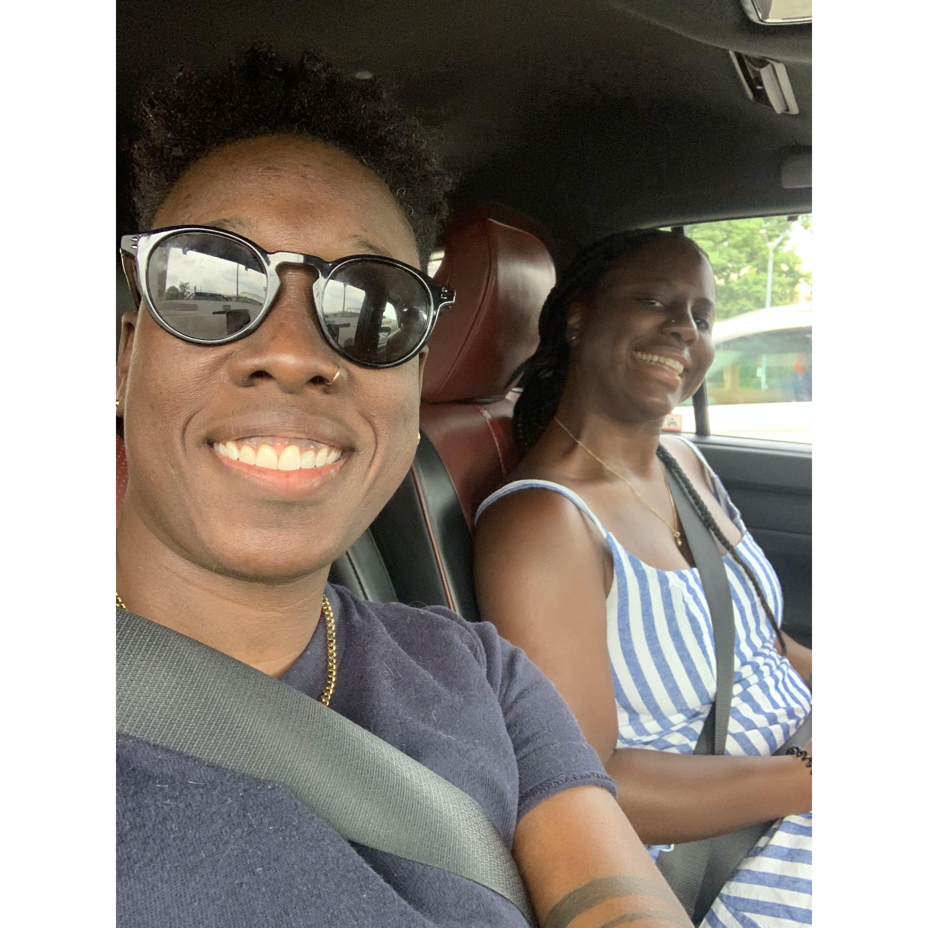 Off to Washington D.C to see Ohemaa's family!