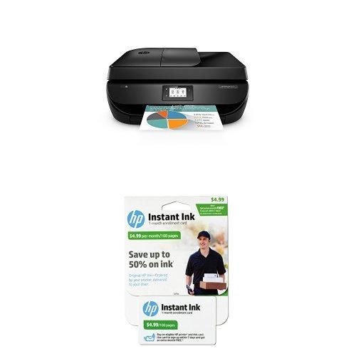 HP Officejet 4650 Wireless All-in-One Inkjet Printer with Instant Ink Bundle