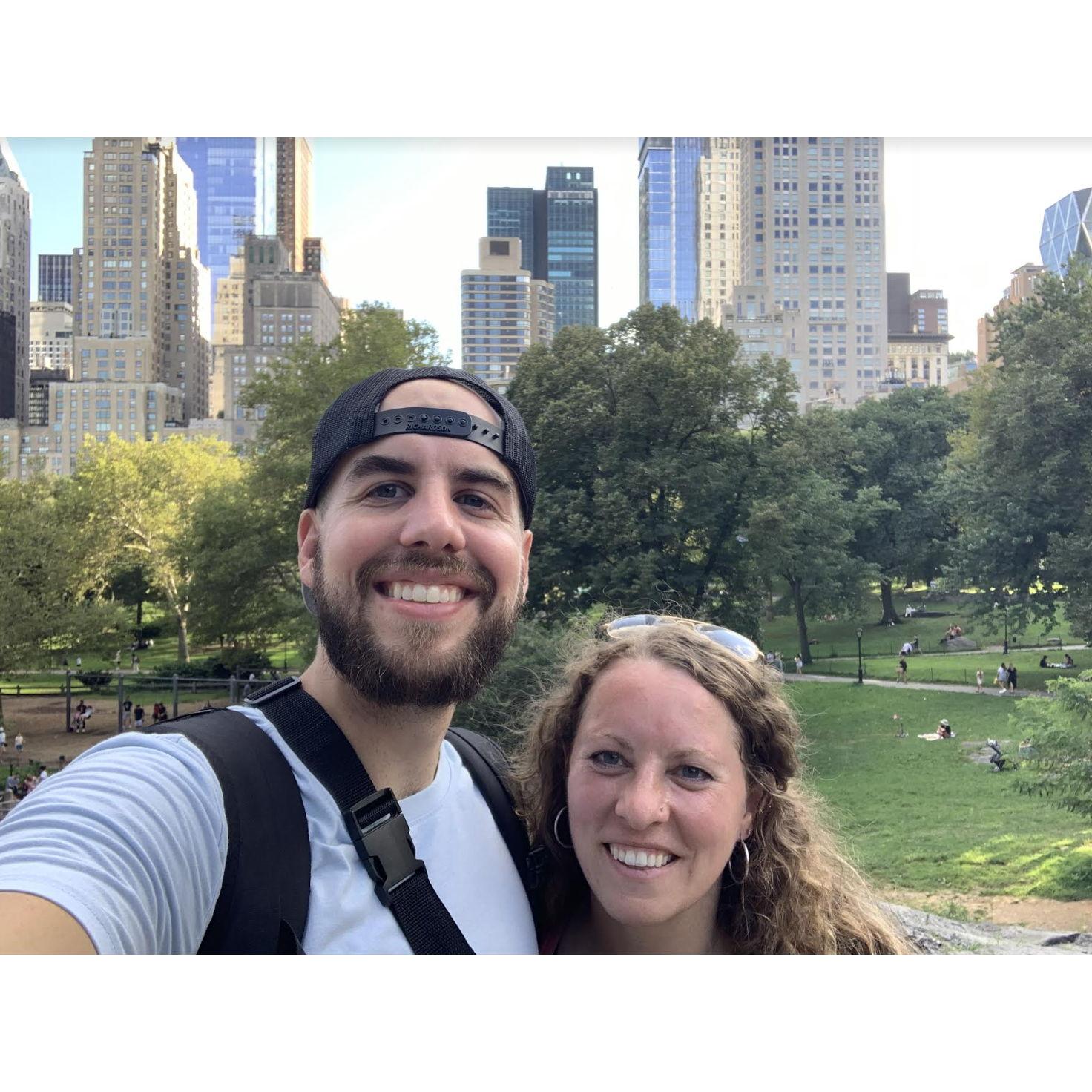 Post-hike from Brooklyn Bridge to Central Park (NY, 2023).