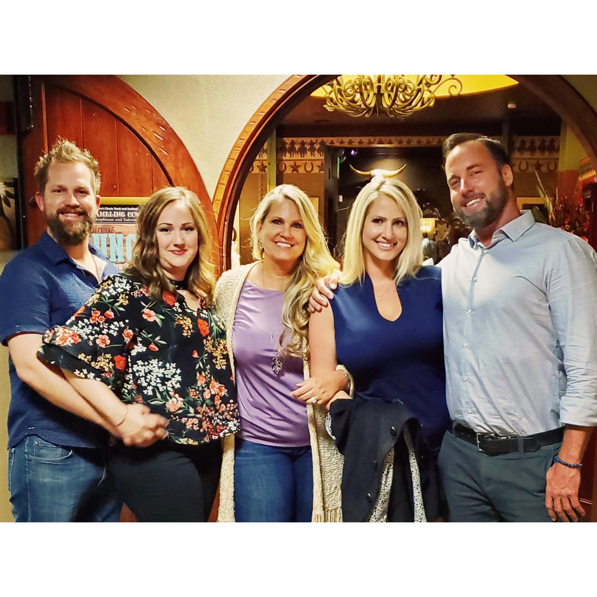 First time Daniel meeting Alana's Mom and best friend, Anbir and her husband Tom. 2019