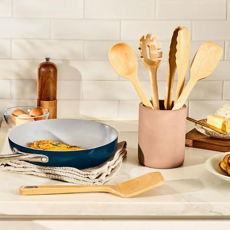 Caraway Home, Wooden 5-Piece Utensil Set | Zola