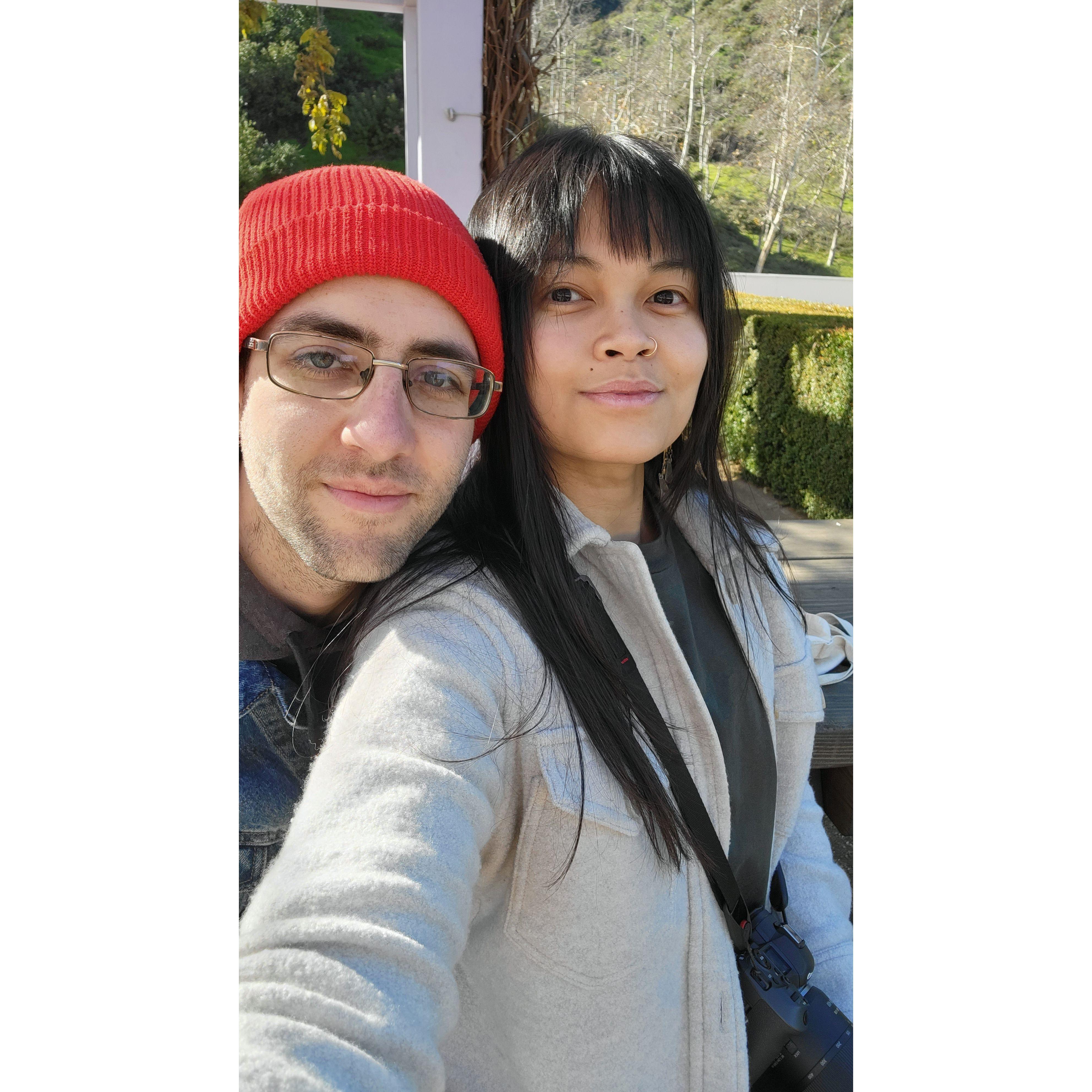 the getty with the bestie, 2023