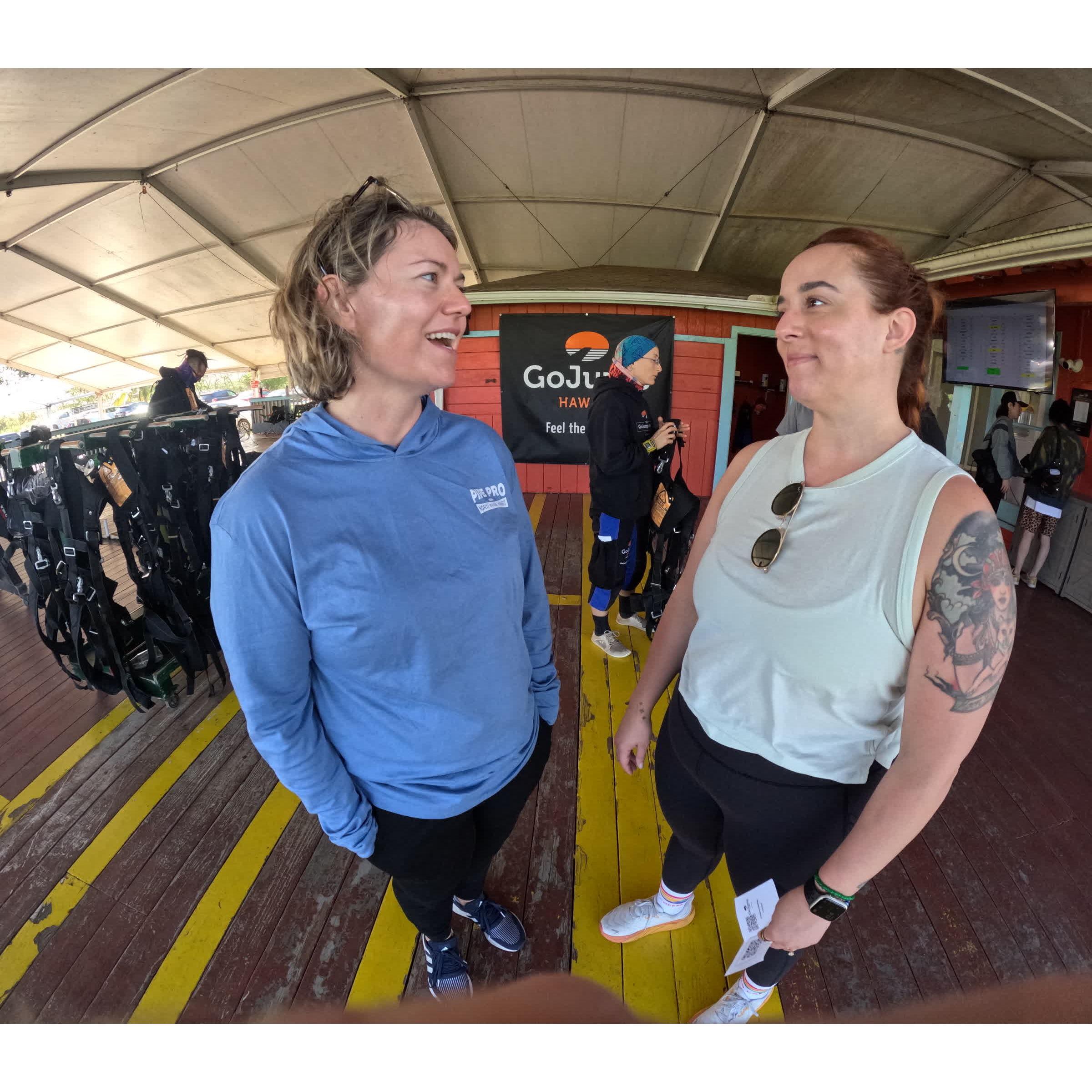 Pre sky dive