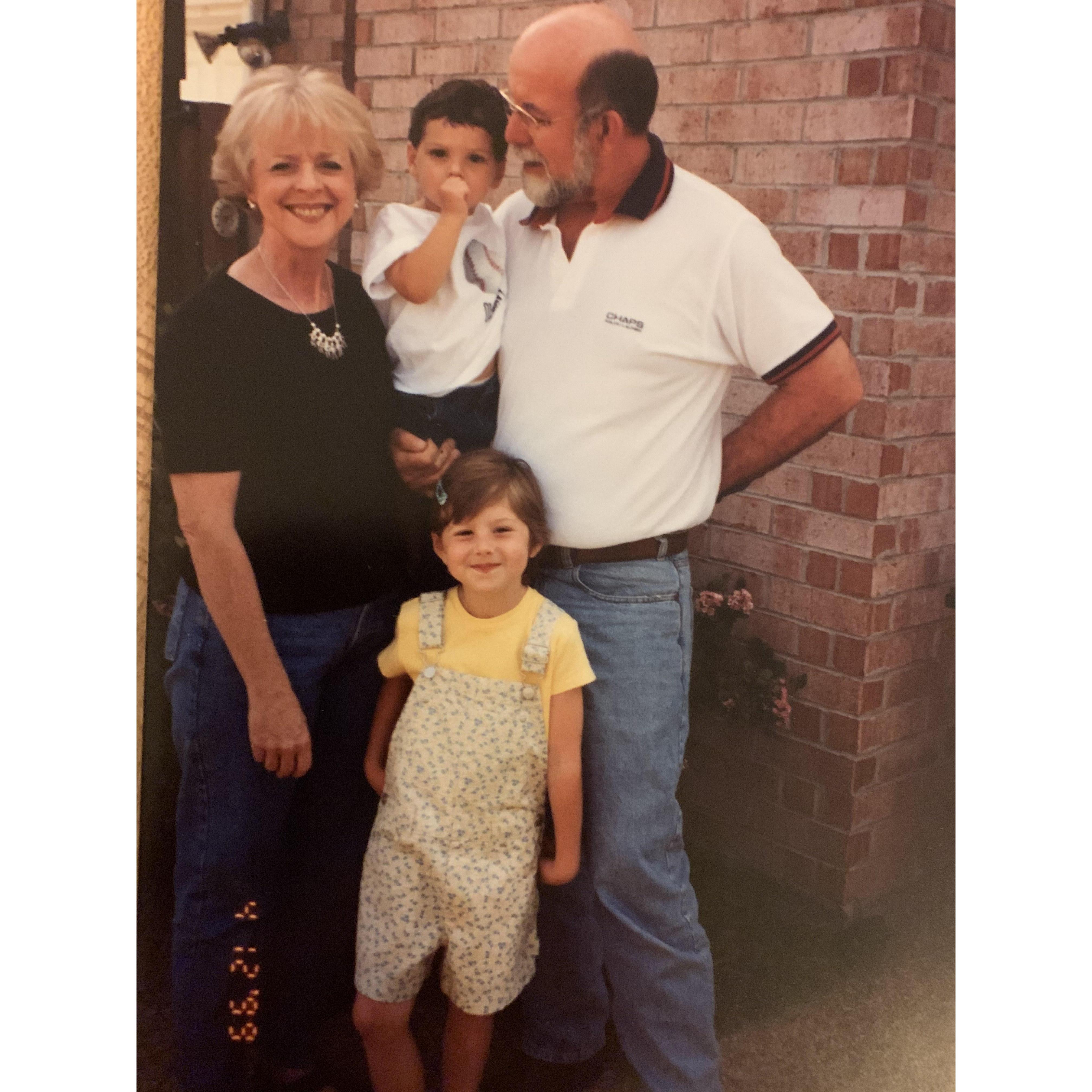 Carol and Pete Meier-Grandparents of the Bride.
We love you guys and are SO excited to see both of you! <3