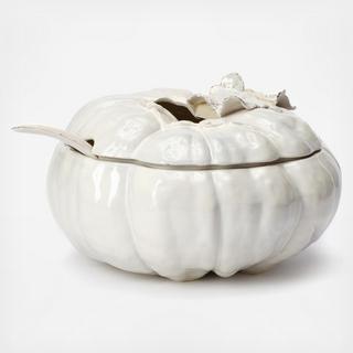 Natura Pumpkin Soup Tureen with Ladle