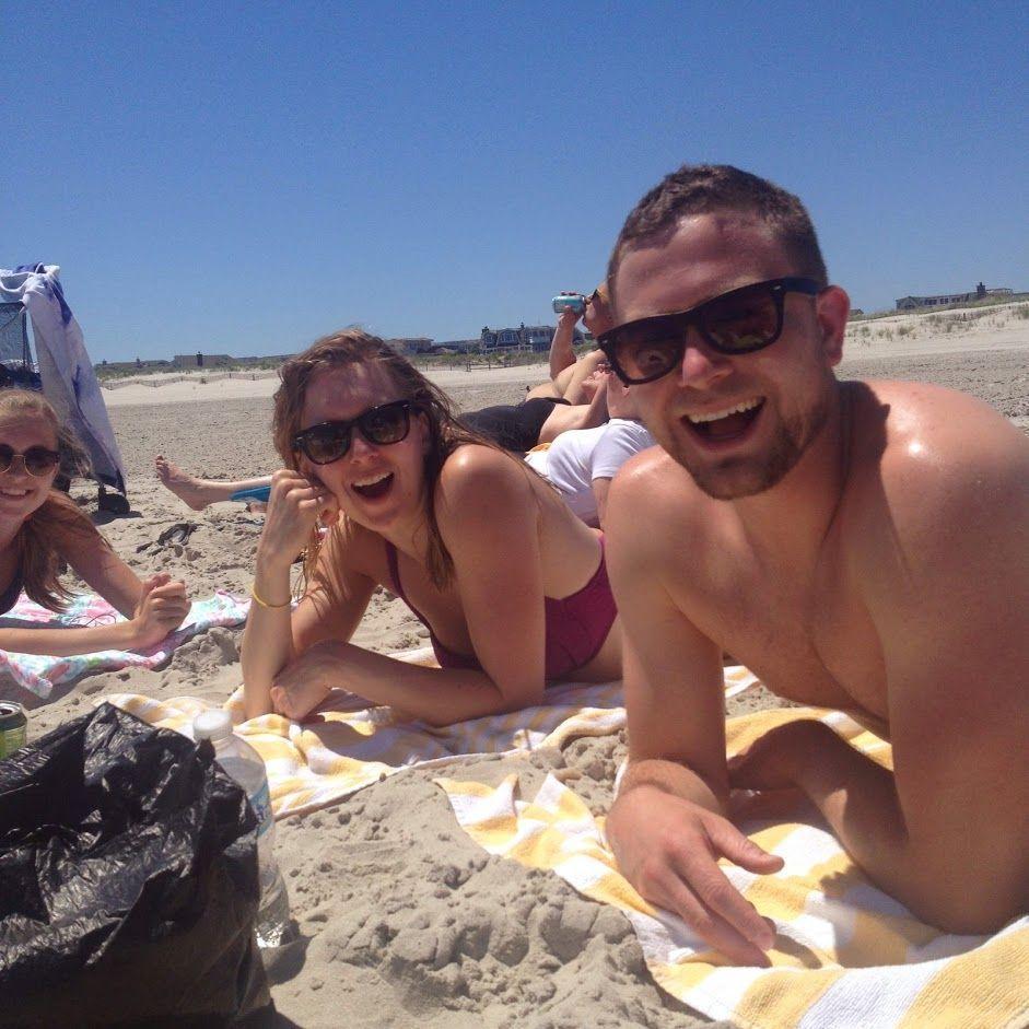 At the jersey shore with cousins