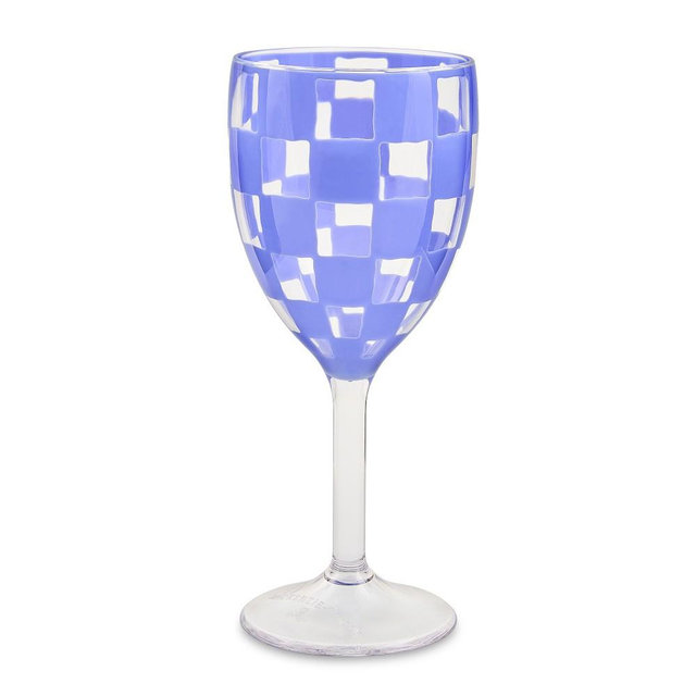 MacKenzie-Childs Outdoor Wine Glasses, Set of 4, Blue