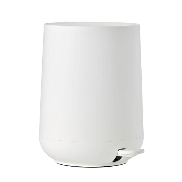 Nova Pedal Waste Bin, White, 5 Liters